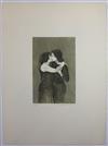 RAPHAEL SOYER Group of 8 etchings.